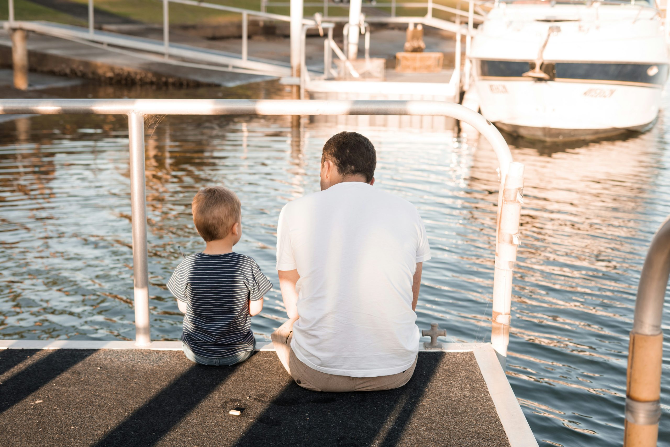 Dad and child creating Emotional Safety 