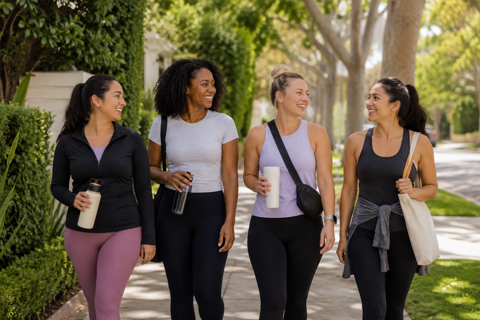 Blog: Nannies walking together for Nanny Wellness