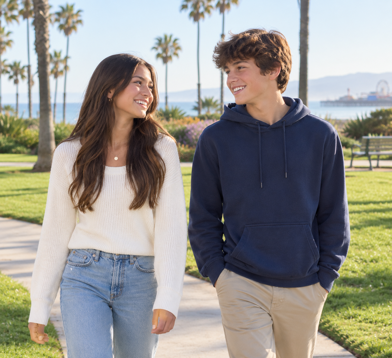 Job: Family Assistant in Santa – teen brother and sister in park Job: Family Assistant in Santa Monica